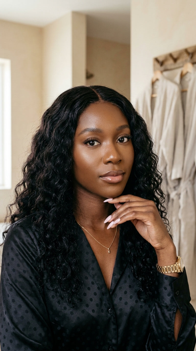 Portrait illustrant la fondatrice d’Eesha Beauty